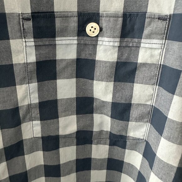 Express Blue Check XXL Shirt  NWT  100% Cotton - Picture 7 of 13